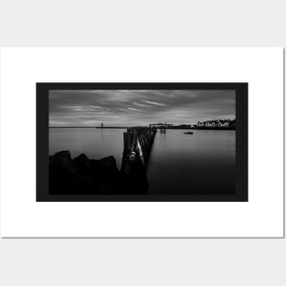 Herd Groyne Lighthouse And Tyne Posters and Art